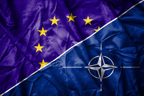 EU and NATO flag